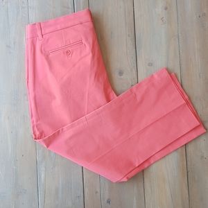NWT J.Crew coral capri